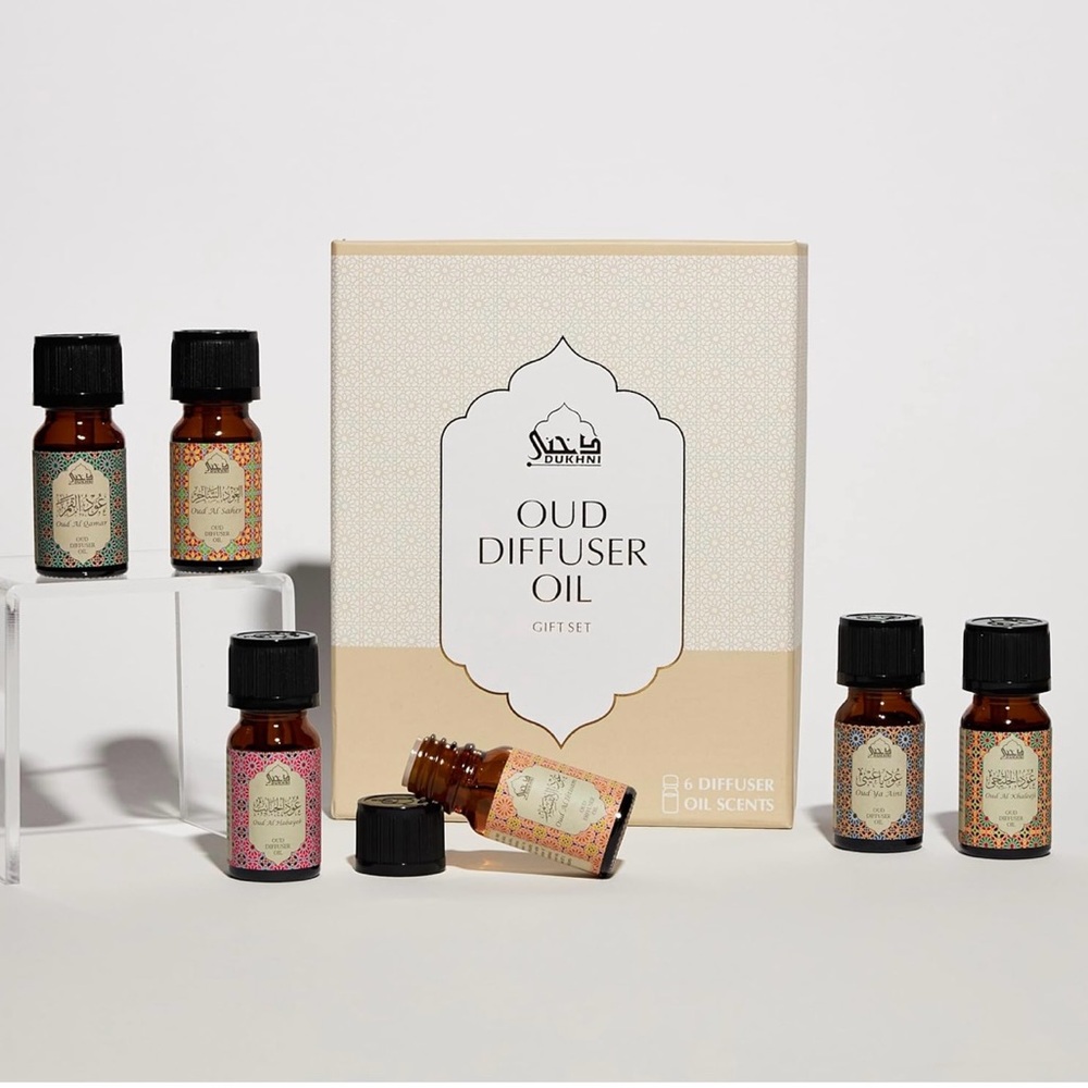 Essential Oils Set Of 6 For Diffuser Humidifier  Halal Oudh Oil Aromatherapy
